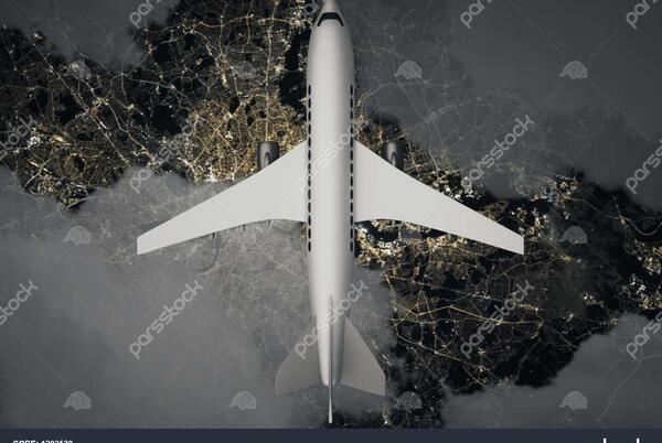 عکس سه بعدی هواپیما