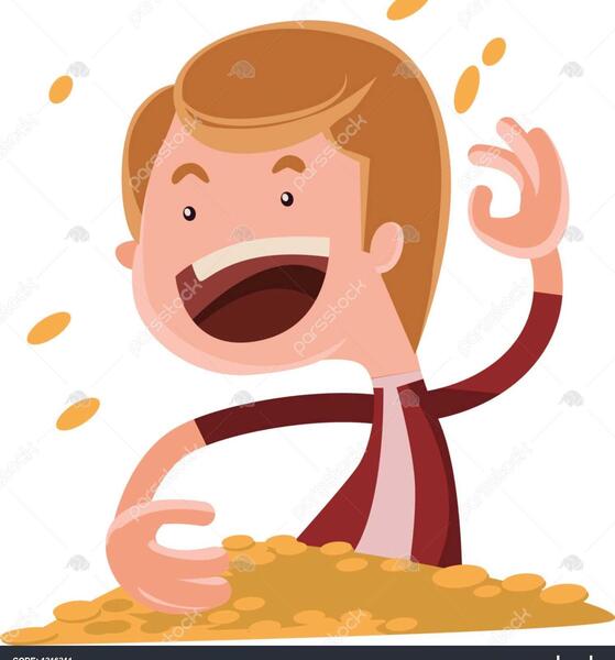 عکس کارتونی ثروت