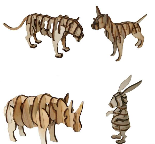 عکس سه بعدی سگ