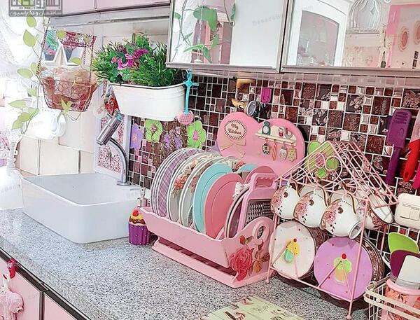عکس ایده چیدمان اشپزخانه عروس