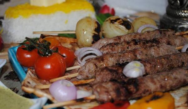 عکس غذا چلو کباب
