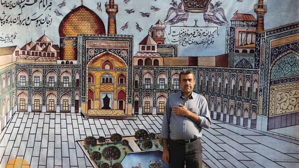 عکس یادگاری حرم امام رضا