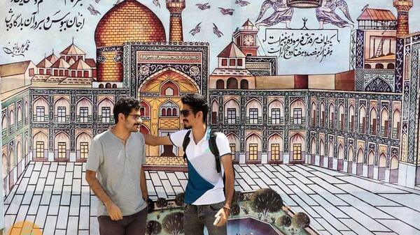 عکس یادگاری حرم امام رضا
