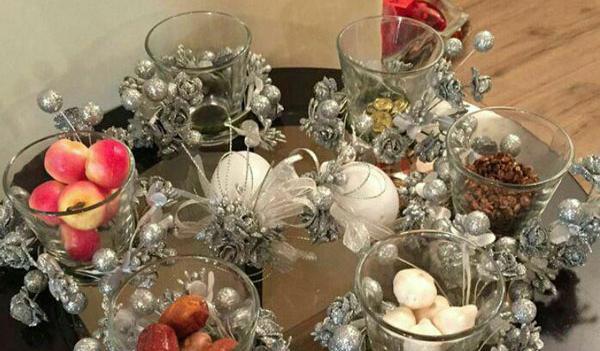 عکس سفره هفت سین شیشه ای