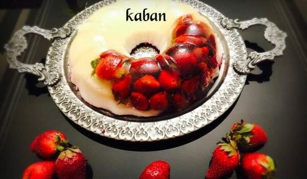 عکس ژله ویترینی توت فرنگی