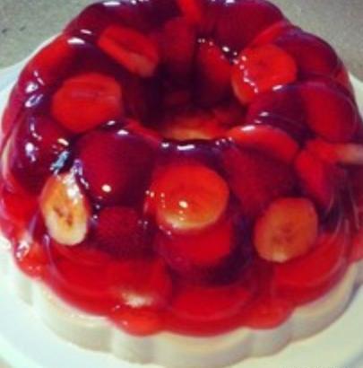عکس ژله ویترینی توت فرنگی