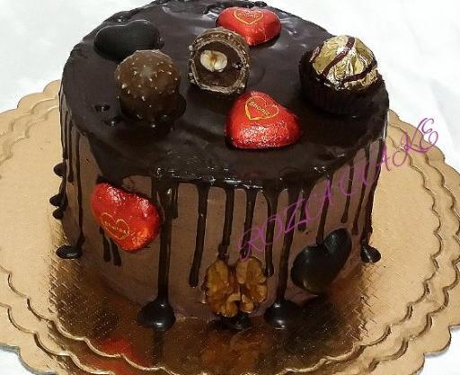 عکس کیک تولد کاکائویی