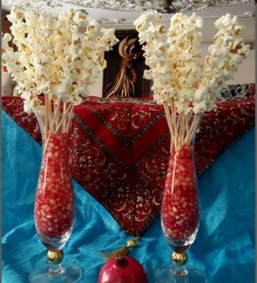 عکس ایده ی پفیلا برای شب یلدا