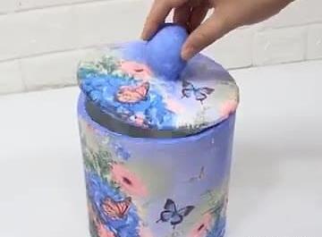 عکس ایده برای قوطی شیر خشک