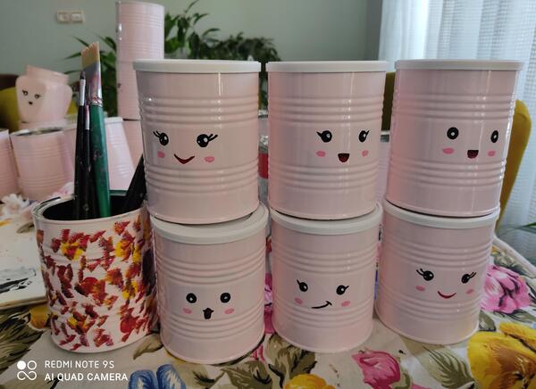 عکس ایده برای قوطی شیر خشک