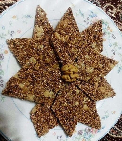 عکس حلوا کنجدی