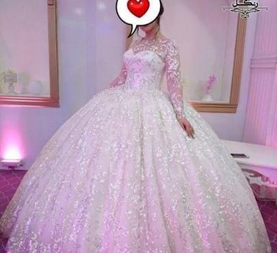 عکسهای لباس عروس صورتی