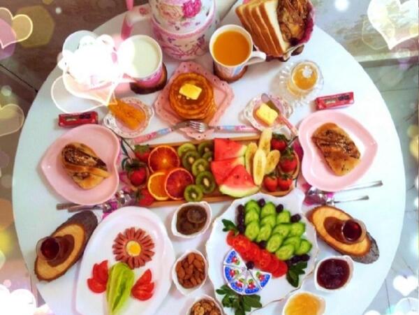 عکس از صبحانه لاکچری