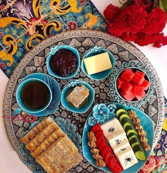 عکس از صبحانه لاکچری