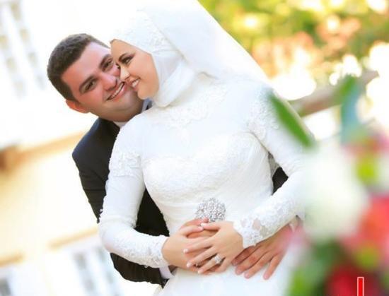 عکس عروس و داماد حجابی