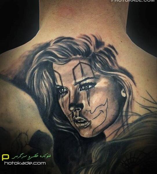 عکس تاتو چهره