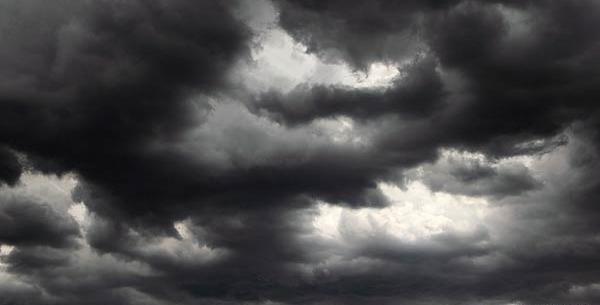 عکس آسمان ابری دلگیر