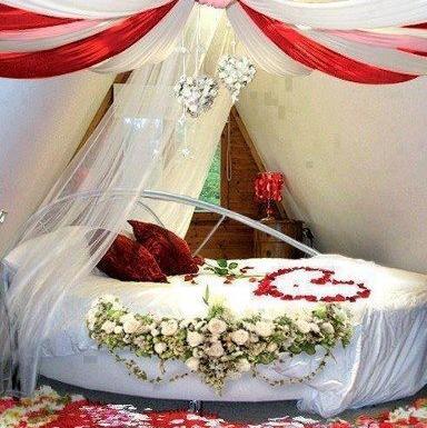 عکس ایده تزیین در اتاق عروس