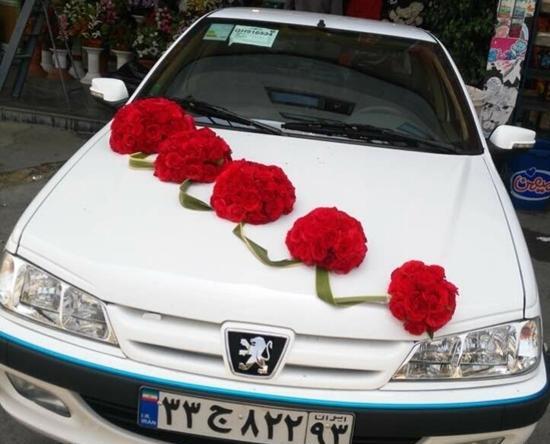 عکس ماشین عروس