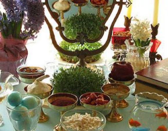 عکس سفره هفت سین با جام