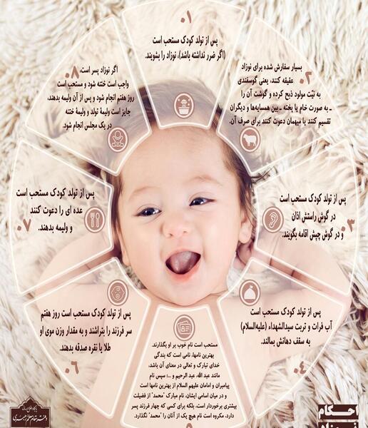 عکس بدنیا آمدن نوزاد پسر