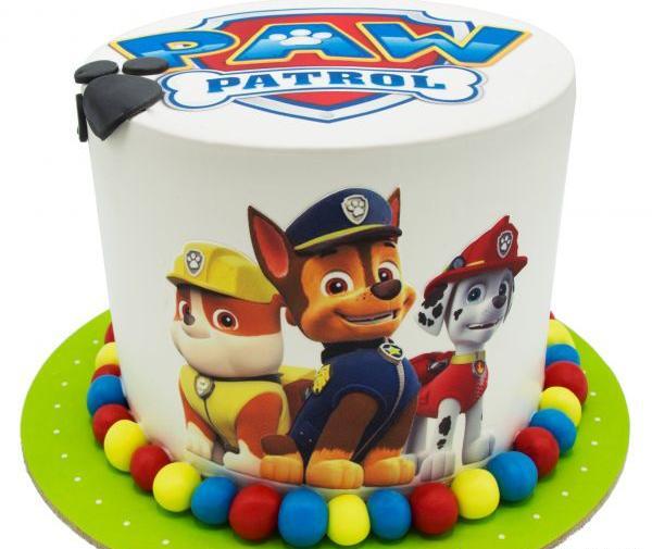 عکس کیک تولد سگهای نگهبان