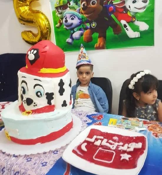 عکس کیک تولد سگهای نگهبان