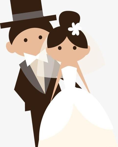 عکس عروسی کارتونی