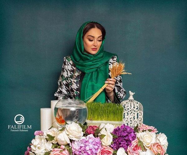 عکس سفره هفت سین نیوشا ضیغمی