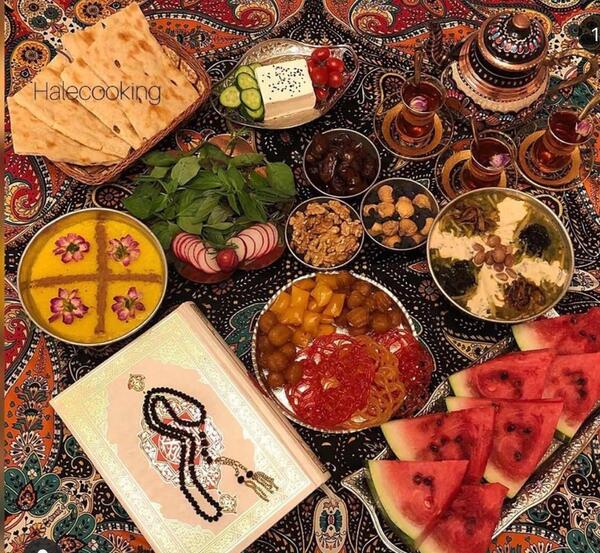عکس ایده ی غذا برای افطار