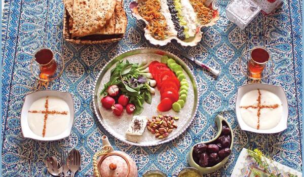 عکس ایده ی غذا برای افطار