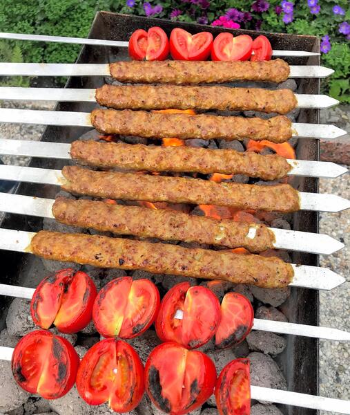 دانلود عکس چلو کباب کوبیده