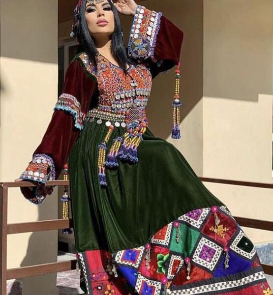 عکس مدل لباس افغانی دخترانه