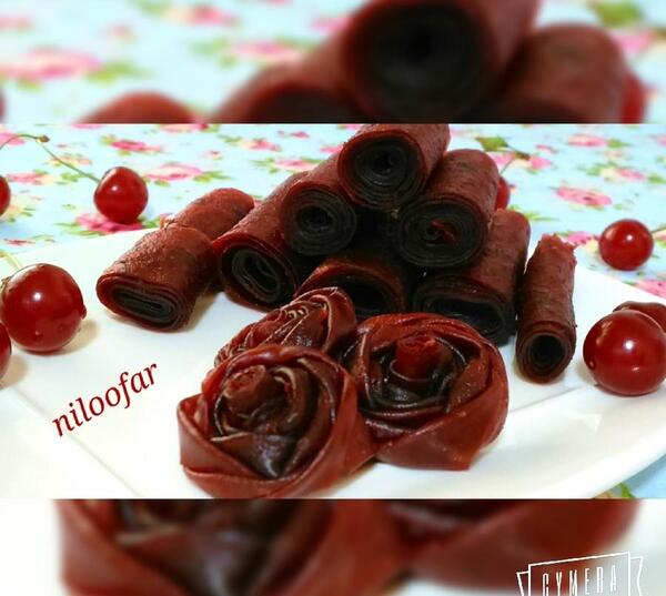 عکس لواشک گیلاس