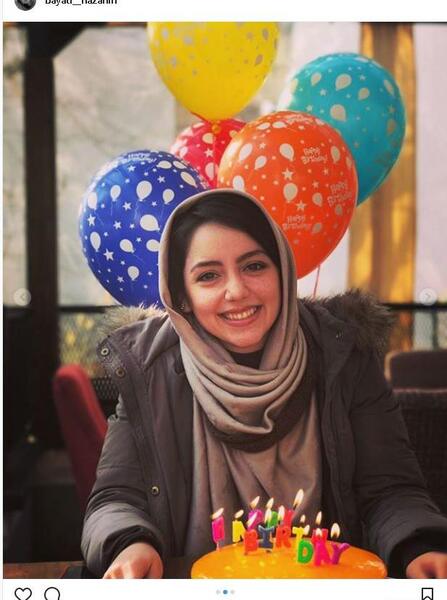 عکس تولد نازنین