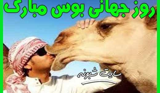 عکس خنده دار بوسه عاشقانه