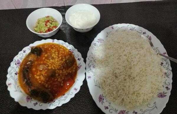 عکس غذا خانگی ساده