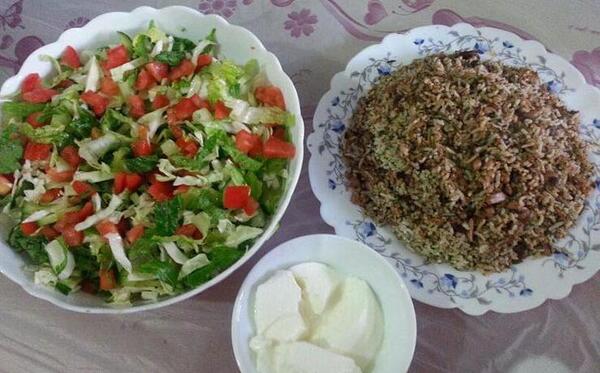 عکس غذا خانگی ساده