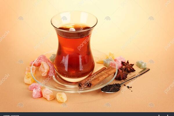 عکس چای استکان