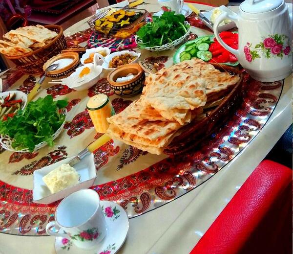 عکس صبحانه ی لاکچری
