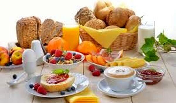 عکس صبحانه ی لاکچری