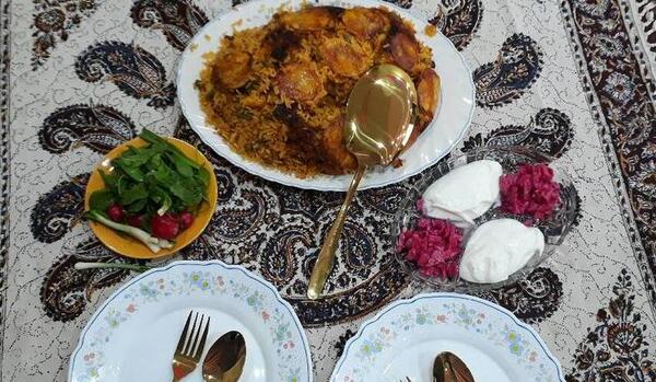 عکس غذا لوبیا پلو