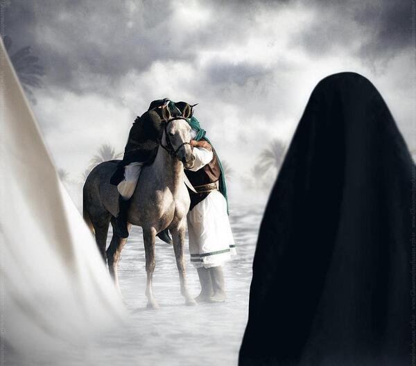 عکس امام حسین و علی اکبر