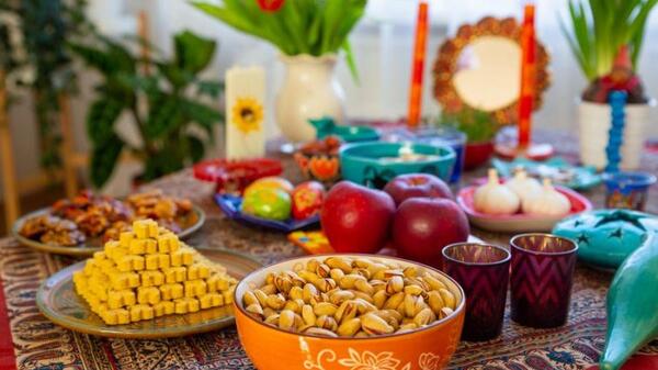 عکس ایده زیبا برای سفره هفت سین