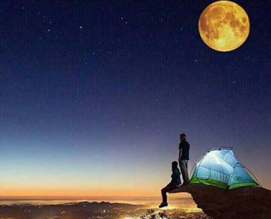 عکس ماه عاشقانه