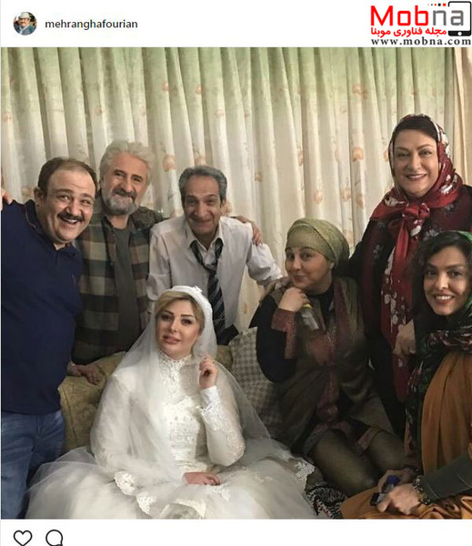 عکس نیوشا ضیغمی با لباس عروس