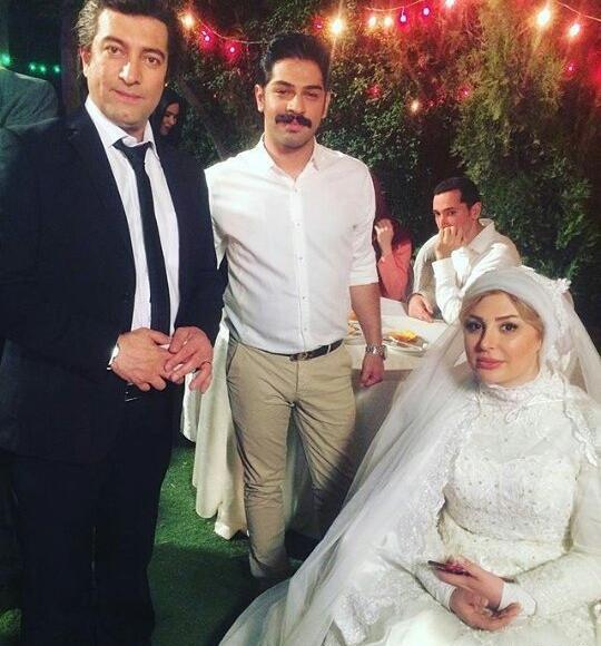 عکس نیوشا ضیغمی با لباس عروس