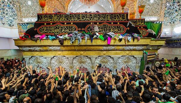 عکس حرم امام حسین ضریح