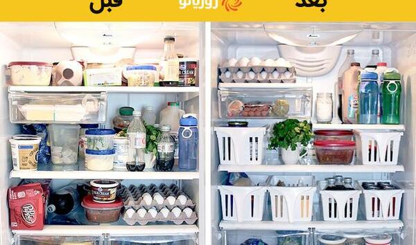 عکس ایده برای مرتب سازی یخچال