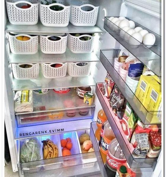 عکس ایده برای مرتب سازی یخچال